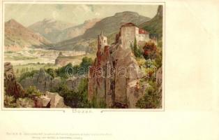 Bolzano, Bozen (Tyrol); Burg Runkelstein, Verlag von Wezel & Naumann Serie II. 8. litho