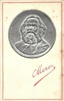 Karl Marx, Minerva silver Emb. (non PC) (fl)