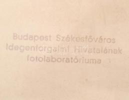 1945 A szétlőtt Déli pályaudvar és az Alkotás út. Bp. Székesfőváros Idegenforgalmi Hivatalának Fotól...