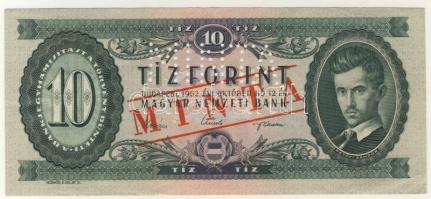 1962. 10Ft "Minta" perforációval + piros fny-sal T:I