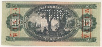 1962. 10Ft "Minta" perforációval + piros fny-sal T:I