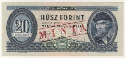 1975. 20Ft "Minta" perforációval + piros fny-sal T:I