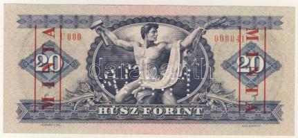 1975. 20Ft "Minta" perforációval + piros fny-sal T:I