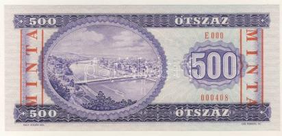 1990. 500Ft "Minta" perforációval + piros fny-sal T:I
