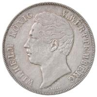 Német Államok / Württemberg 1848. 2G Ag "I. Vilmos" T:2 German States / Wurttemberg 1848. 2 Gulden Ag "Wilhelm I" C:XF Krause KM#595