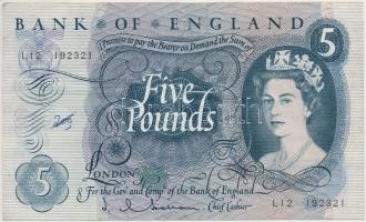 Nagy-Britannia 1963. 5Ł. Szign.: J.Q. Hollom T:II-,III Great Britian 1963. 5 Pounds. Sign.: J.Q. Hollom C:VF,F