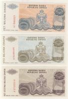 Bosznia Hervegovina/Szerb Köztársaság 1993. 5000D-500.000.000D 7klf bankjegy T:I