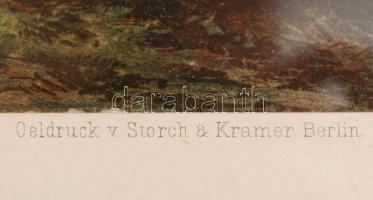 1857 Csárdás. Lotz Károly festménye nyomán készült kőnyomat.  Guérard készítette Lemercier párizsi m...