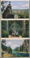 Karlovy Vary, Karlsbad; leporello card booklet, 15 unused postcards, the cards in very good conditio...