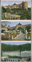Karlovy Vary, Karlsbad; leporello card booklet, 15 unused postcards, the cards in very good conditio...