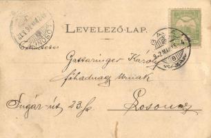 Baja, Barátok tere, kiadja Kopeczky József