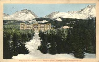 Tátraszéplak, Tatranska Polianka; Weszterheim Téli Szanatórium, kiadja Feitzinger Ede No. 31 / Weszterheim winter sanatorium