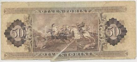 1980. 50Ft vágáshibás T:III,III-