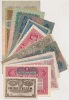 12db klf korona, pengő bankjegy T:II,III