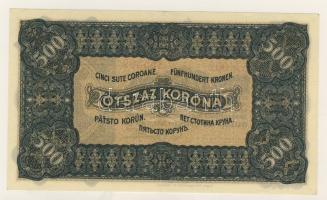 1923. 500K "Magyar pénzjegy.." T:II+ Csak egyszer hajtva!