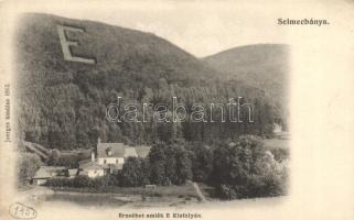 Selmecbánya, Banská Stiavnica; Erzsébet emlék Kisiblyén, kiadja Joerges / 'Erzsébet' memorial