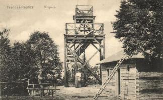 Trencsénteplic, Trencianske Teplice; Klepacs kilátó torony, kiadja Ondreicska Fábián / lookout tower