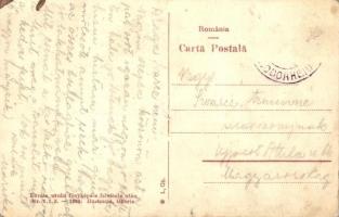 Székelyderezs, Darjiu; Unitárius templom, Lelkészi lakás, Kántori lakás, kiadja Kováts István fényké...