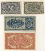 Kis hagyaték korona tétel 1912-1923. 15klf bankjegy, benne felülbélyegzések (osztrák, román) jobbakk...