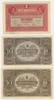 Kis hagyaték korona tétel 1912-1923. 15klf bankjegy, benne felülbélyegzések (osztrák, román) jobbakk...