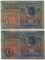 Kis hagyaték korona tétel 1912-1923. 15klf bankjegy, benne felülbélyegzések (osztrák, román) jobbakk...