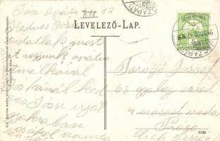 Jászapáti, Királyi Járásbíróság, Bazár épület; Koczka Andor kiadása (EK)