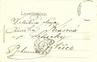 Ungvár, Császári és királyi gyalogsági laktanya; kiadja Steinfeld Dezső / infantry barrack (Rb)