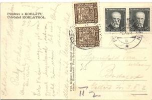 Korláti, Korlát; kereskedés, utca, vasútállomás; kiadja Kozányi Rudolf / shop, street, railway stati...
