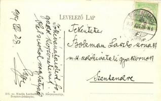 Besztercebánya, Garam-részlet a Szent János állomással; kiadja Lechnitzky O. kiadása 215. / Sv. Jan ...