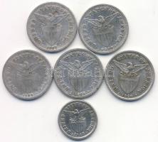 Fülöp szigetek/USA adminisztráció 1913M 10c Ag T:3 1907-1929. 20c Ag (5x) T:3,3/4