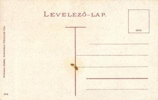 Selmecbánya, Banská Stiavnica; Óvári feljáró, Drexler Samu üzlete, kiadja Grohmann / stair to the ca...