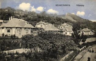 Selmecbánya, Banská Stiavnica; Villatelep, kiadja Joerges / villas (EK)