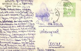 1915 Tátraszéplak, Széldöntés, Mauer Irén felvétele / Windbruch / wind damage, photo (EB)