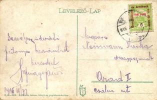 Nagyszentmiklós, Sannicolau Mare; Községháza / town hall (kopott sarkak / worn edges)