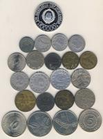 Jugoszlávia 1989. 100.000D Ag "Belgrád" T:PP Díszdobozban, tanúsítvánnyal! + 20db jugoszláv + 1db olasz forgalmi pénz T:2,3