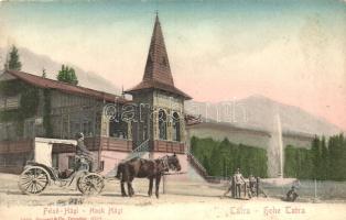 Felsőhági, Visne Hagy; étterem, lovaskocsi / restaurant, horse carriage (EK)