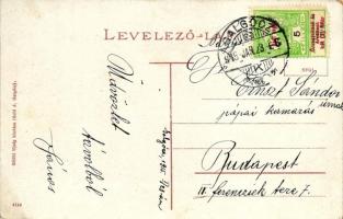 Galgóc, Hlohovec; látkép a hajómalmokkal, kiadja a Hétfői Újság / general view with the millships