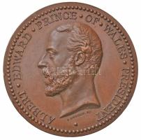 Nagy-Britannia 1874. "Eduárd walesi herceg / Éves Londoni Nemzetközi Ipar-, Képzőművészeti és Feltalálói Vásár" kétoldalas Br emlékérem. Szign.: G. Morgan, Boehm (51,5mm) T:2 ph. Great Britain 1874. "Edward Prince of Wales / London International Exhibition" two-sided Br medallion "ALBERT EDWARD PRINCE OF WALES PRESIDENT - G. MORGAN SC. - BOEHM / LONDON ANNUAL INTERNATIONAL EXHIBITION OF ALL FINE ARTS INDUSTRIES AND INVENTIONS - MDCCCLXXIV" on the edge "JULIA HOFFMANN CATALOGUE NO 1134" Sign.: G. Morgan, Boehm (51,5mm) C:XF edge error