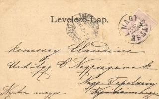 1898 Nagybiccse, Bycta; Popper Ármin báró várkastélya a tűzvész előtt és után, a vár rövid történeté...