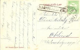 Nagysurány, Surany; Cukorgyár, gyári alkalmazottak csoportképe, kiadja Deutsch Ármin / sugar factory...