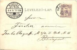 Nyitra, Nitra; Kalmár utca, Csernyák István Fia üzlete / street, shop (EK)