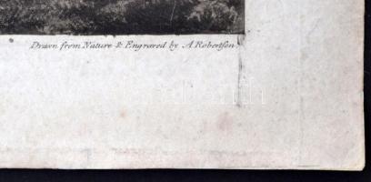 1787 A View of the Vocleuse near Avignon -- Veue de Vocleuse prés Avegnon, hidegtű, papír, id. Georg...