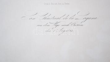 cca 1842 Teneriffa: Santa Cruz de Teneriffa den 6 Aug. 1842, San Cristoval de la Laguna von dem Wege...