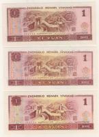 Kínai N.K. 1956.5Y T:IV, 1966. 1Y(3x), 2Y(2x) T:I