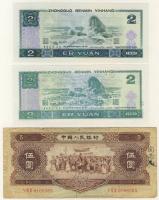 Kínai N.K. 1956.5Y T:IV, 1966. 1Y(3x), 2Y(2x) T:I