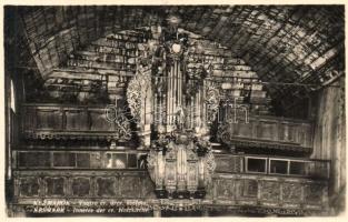 Késmárk, Kezmarok; templom belső / church interior