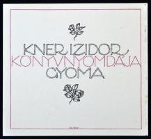 Kner Izidor újévi üdvözlőkártyája Divéky József (1887-1951) linómetszetével "Boldog ujévet kivá...