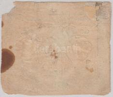 Franciaország 1793. 50s "Assignata" vízjellel és szárazpecséttel T:III- kis ly.,ragasztásn...