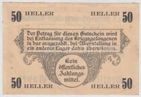 Osztrák-Magyar Monarchia / Deutsch Gabel (Jablonné v Podjestsdí) hadifogolytábor ~1914-1918. 50h T:I...