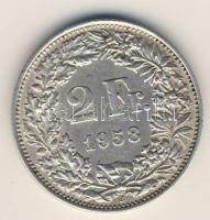 Svájc 1958 2Fr Ag T:2/3